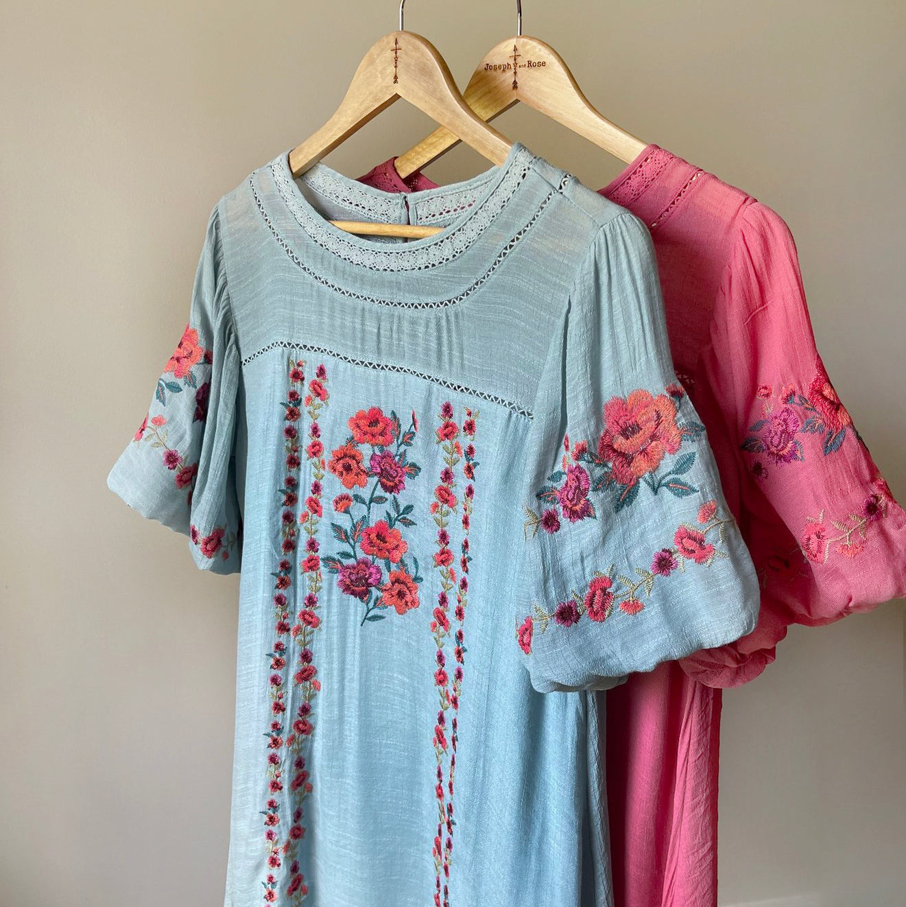 "COTTON CANDY" Dusty Blue Boho Dress | Boho Fashion and Accessories
