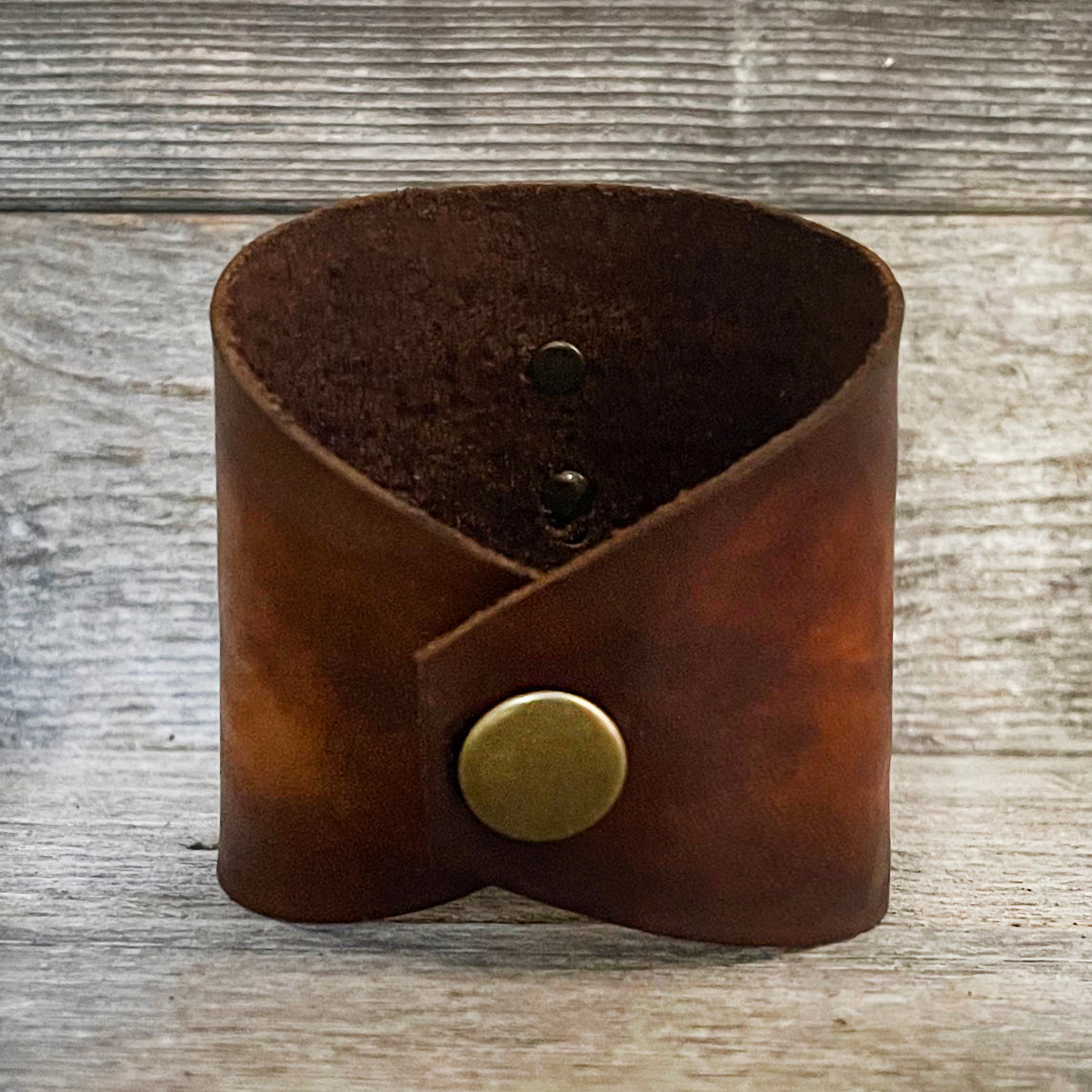 MADE TO ORDER - Wide Antique Cross Leather Bracelet | Boho Accessories