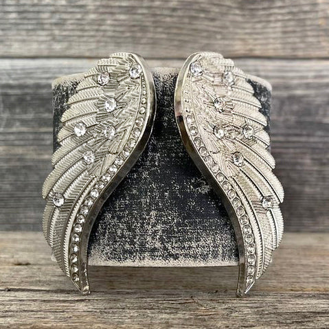 MADE TO ORDER - Angel's II Wings Leather Bracelet