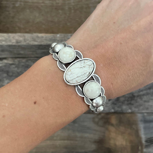 Natural Stone Boho Stacking Bracelet Style I | Boho Accessories