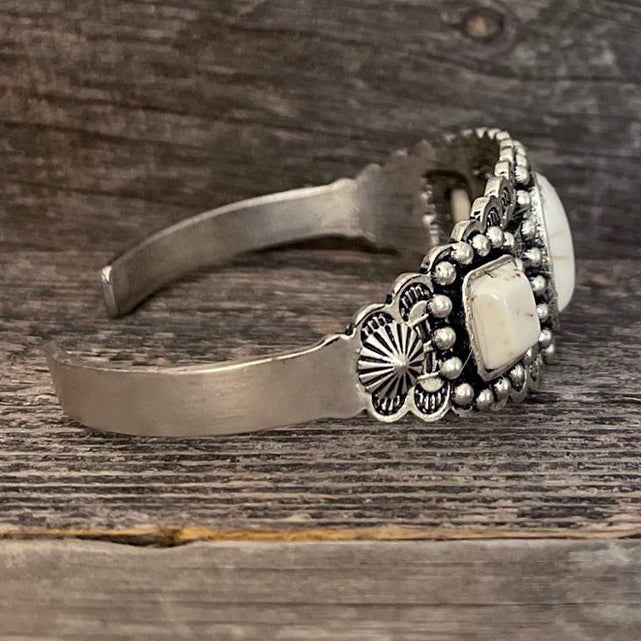 Natural Stone Boho Stacking Bracelet Style M | Boho Style