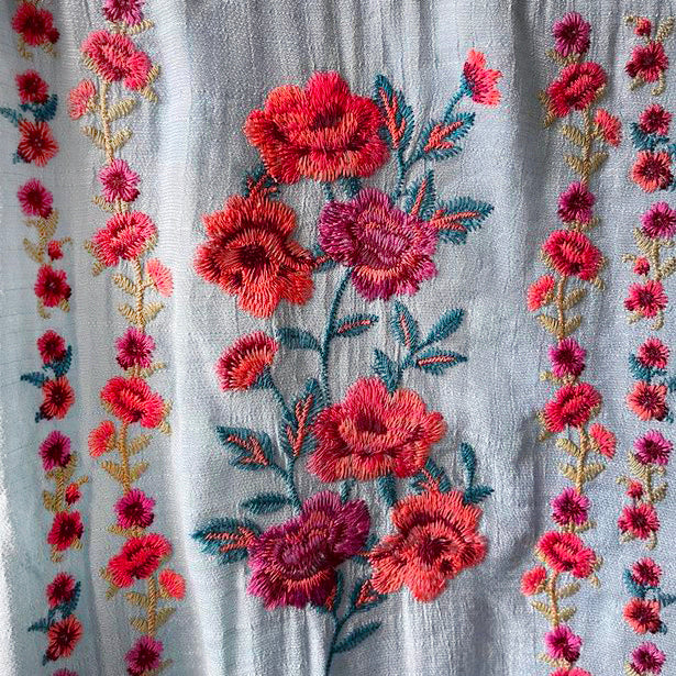 "COTTON CANDY" Dusty Blue Boho Dress | Boho Fashion and Accessories