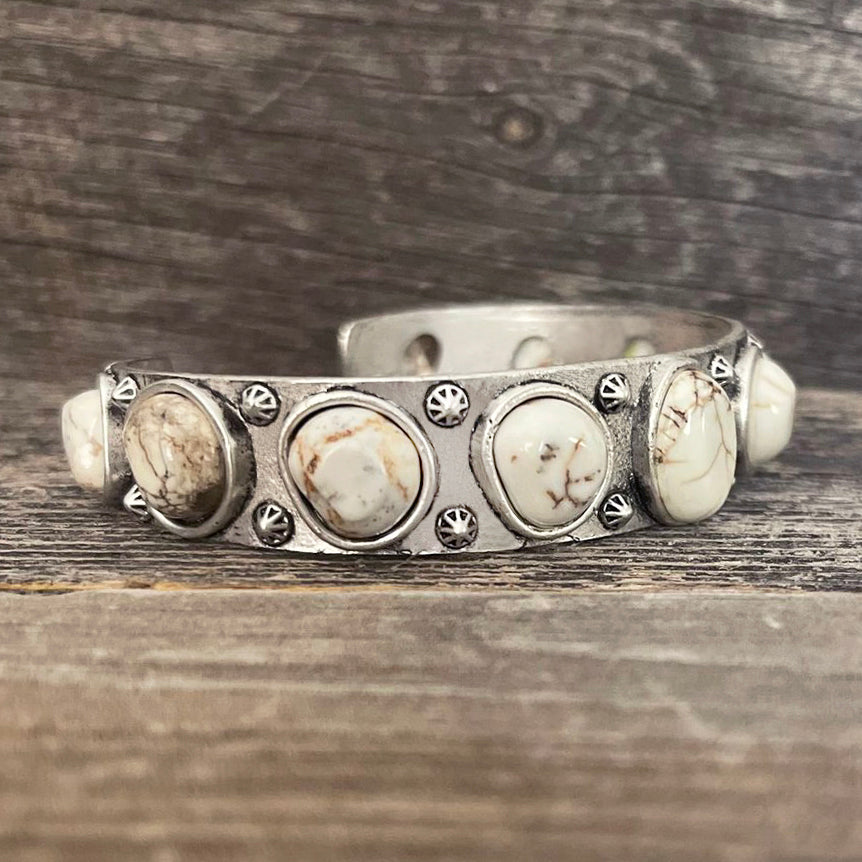 Natural Stone Boho Stacking Bracelet Style L | Boho Style