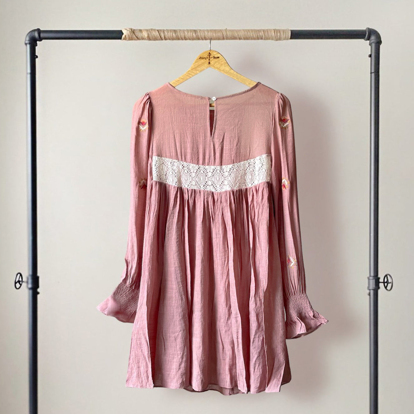 "PINK SUNSET" Pale Pink Boho Dress | Boho Fashion and Accessories