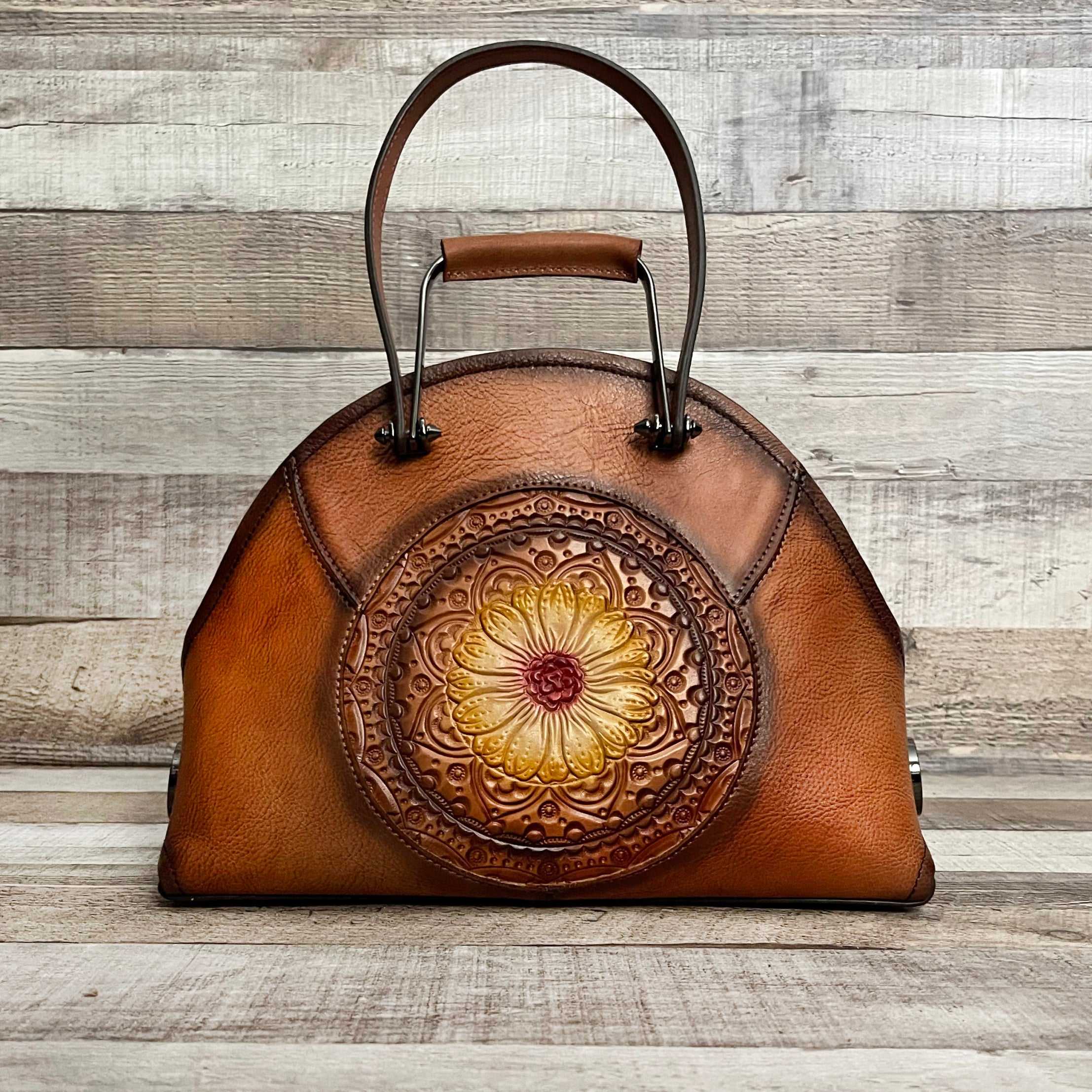 Sunflower discount leather handbags