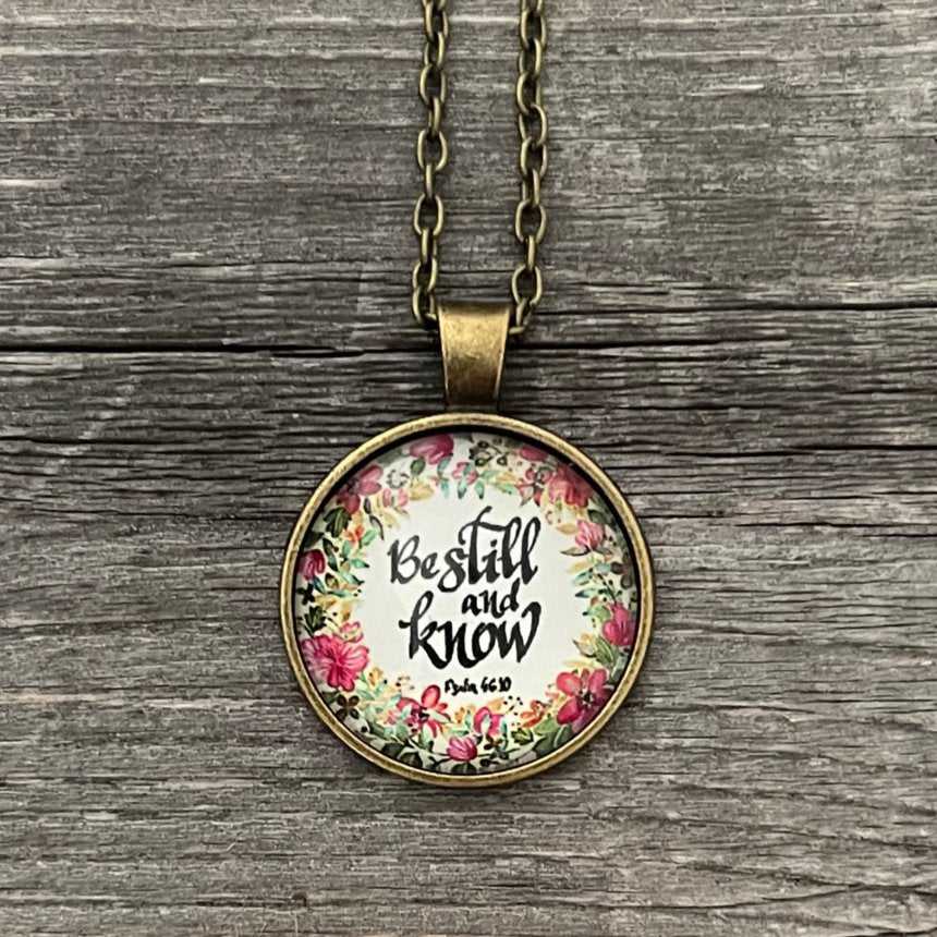 Bible Verse Pendant Necklace