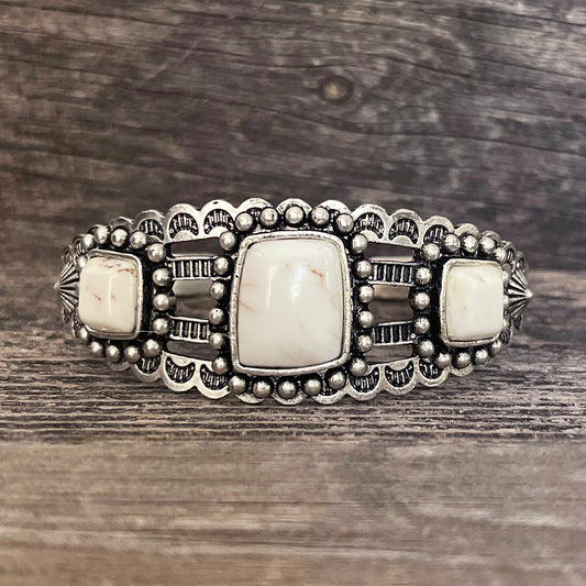 Natural Stone Boho Stacking Bracelet Style M | Boho Style