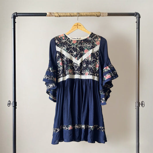 "DEEP LOVE”Navy Blue Boho Dress | Boho Fashion and Accessories