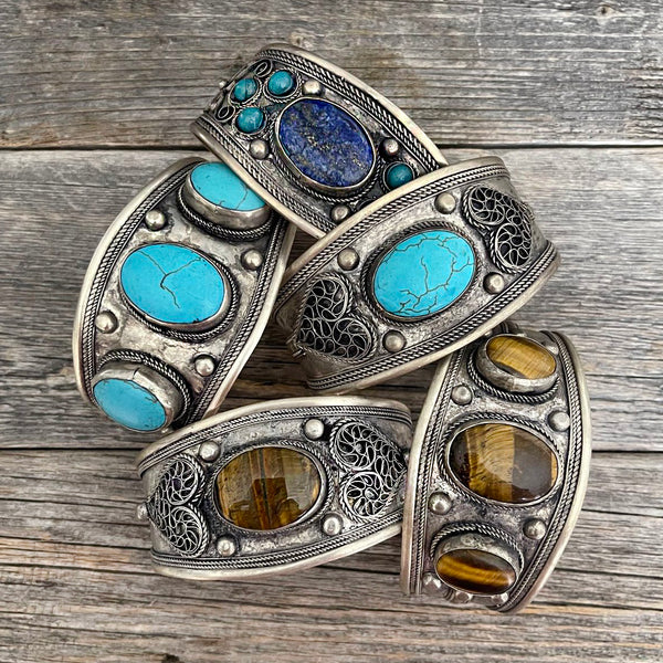 Simple Multi Color Stone Bracelet – Enumu