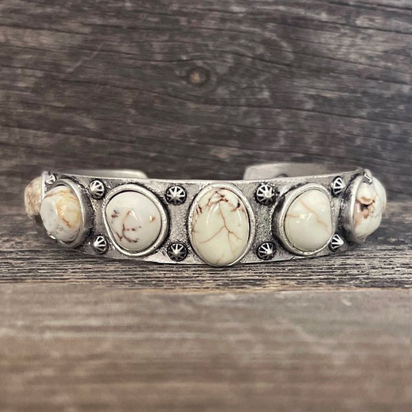 Natural Stone Boho Stacking Bracelet Style L | Boho Style