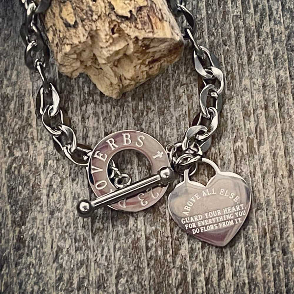 chain bracelet engraved