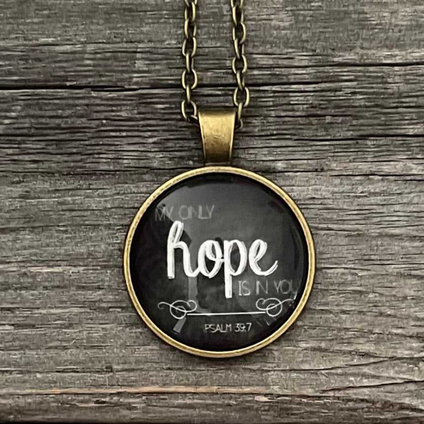 Philippians 4:13 Men's Necklace - Stainless Steel Cross Pendant