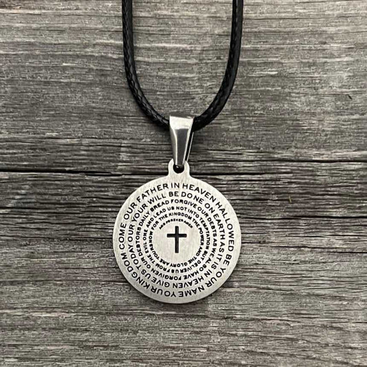 "Our Father's Prayer" Pendant Necklace