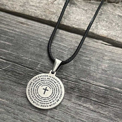 "Our Father's Prayer" Pendant Necklace