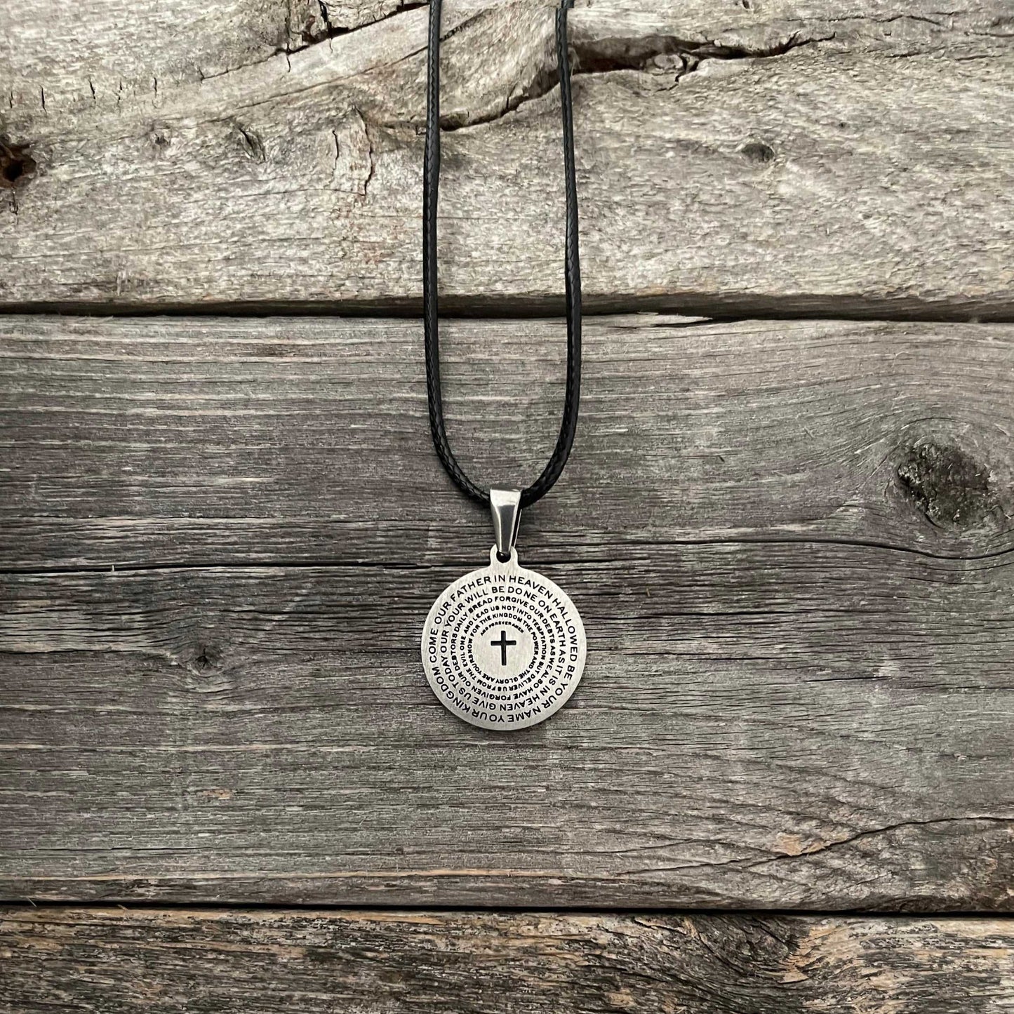 "Our Father's Prayer" Pendant Necklace