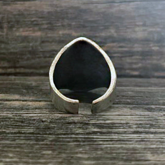 One of a Kind Vintage Blue Stone Boho Ring