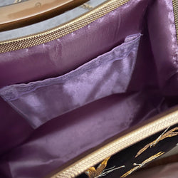 One of a Kind DRAGONGFLY Vintage Woven Handbag | Boho Accessories